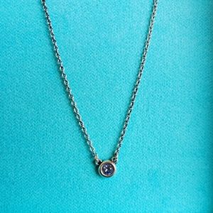 Elsa Peretti Color by the Yard Tanzanite necklace